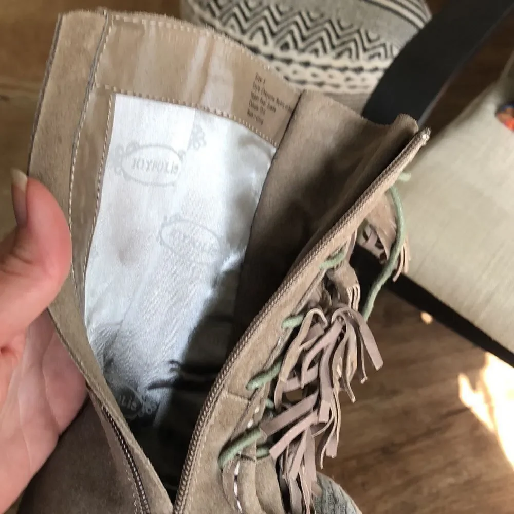 Joyfolie “Cheyenne” Genuine Suede Baby Boots